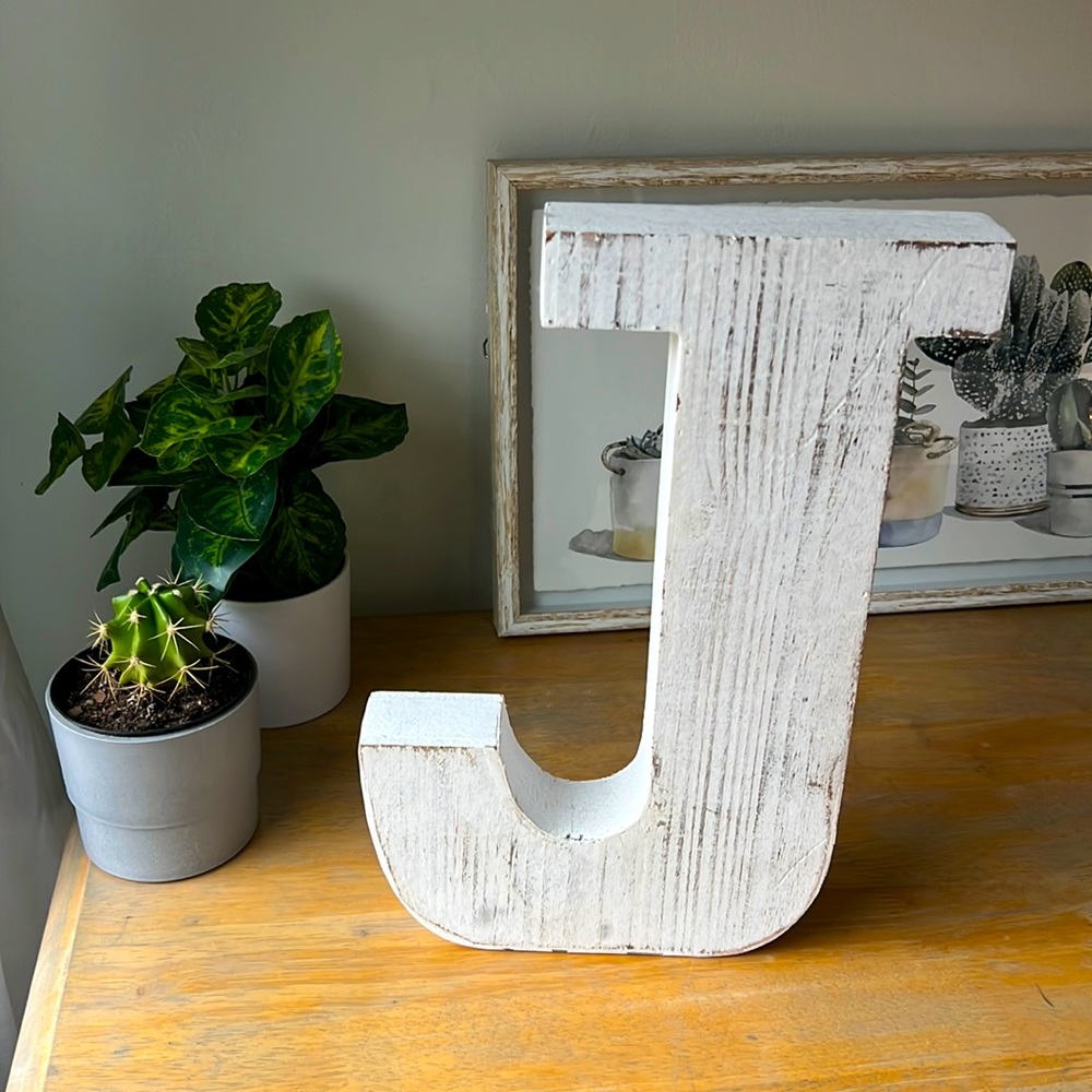 Decorative “J” Wall Piece